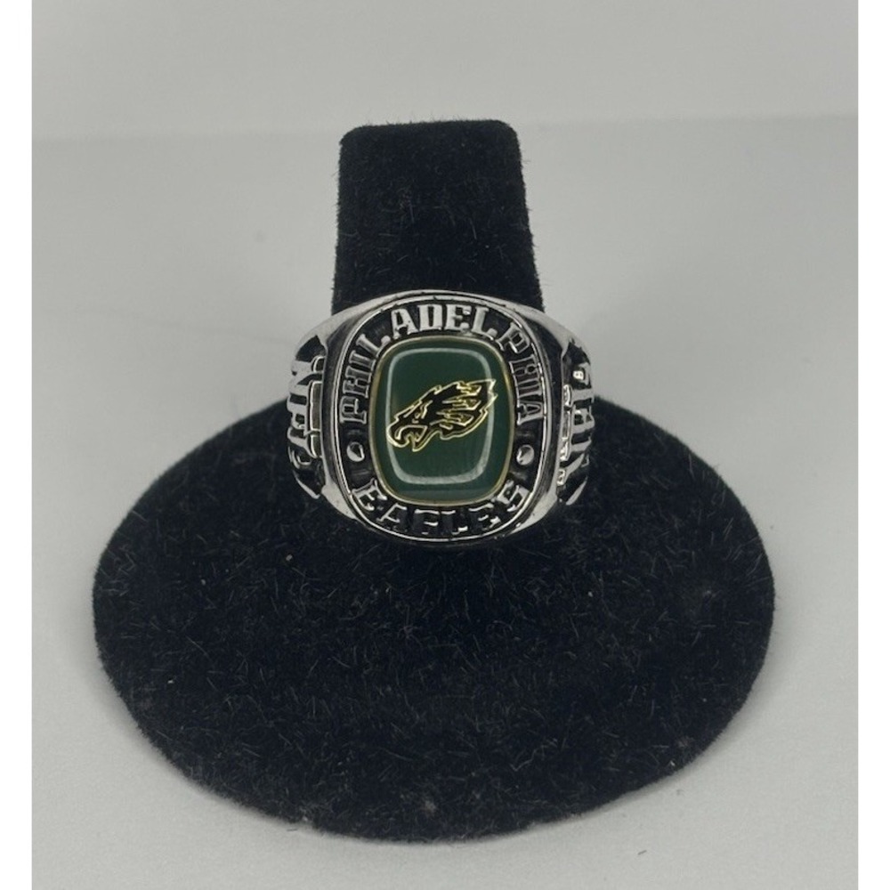 Phila Eagles Balfour‎ Ring Sz 8 With Hologram Superbowl Champs 59 Discontinued